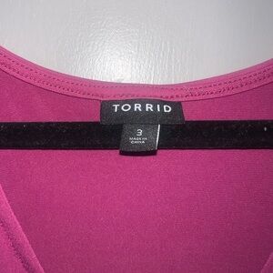 Torrid Women's Pink Midi Dress